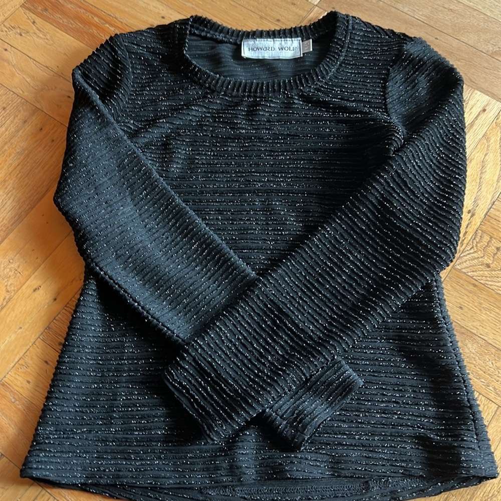 Howard Wolf sparkle crew neck shirt